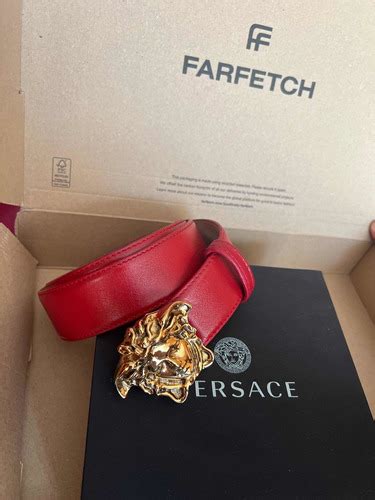 cinto versace rojo
